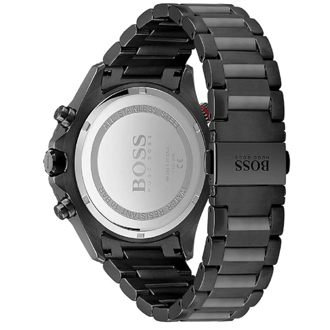 ساعة يد للرجال من بوص ستانلس - أسود - 1513676