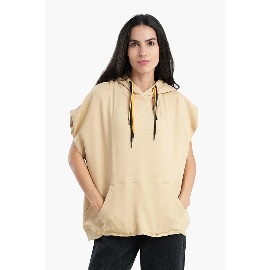 هودي حريمي صيفي نص كم قطن 16865