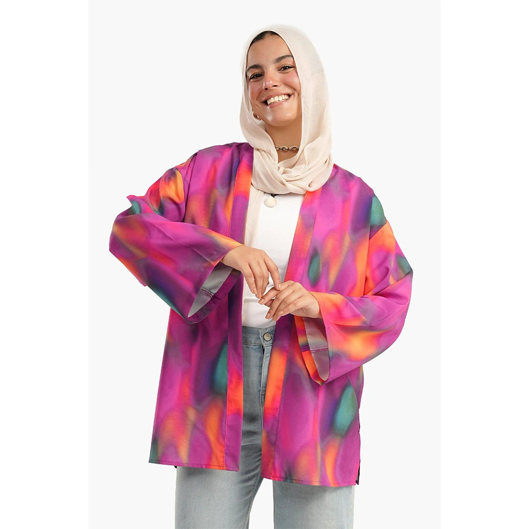 كيمونو صيفي شكل الوان حريمي 17353