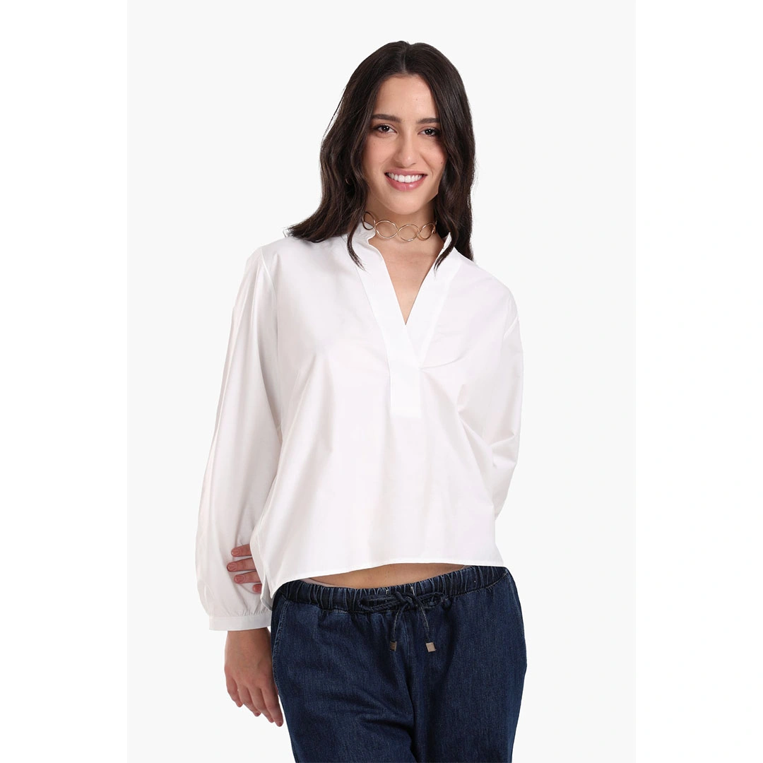 كلو قميص بياقة ماندرين حريمي