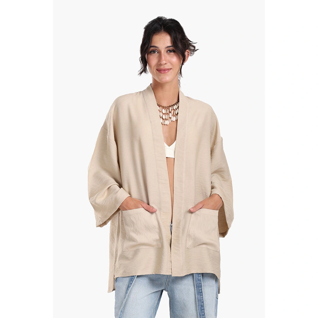 كلو كيمونو حريمي بأكمام طويلة