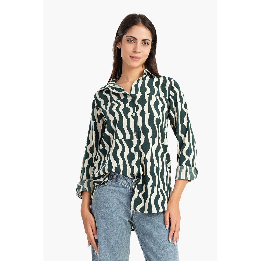 قميص كارينـا حريمي - زيتي - 55906