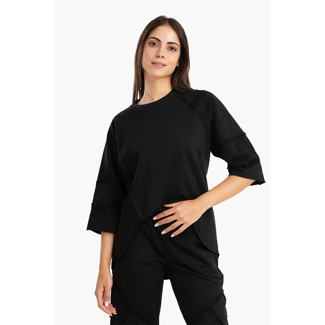 سويت شيرت حريمي كارينا - أسود 55907