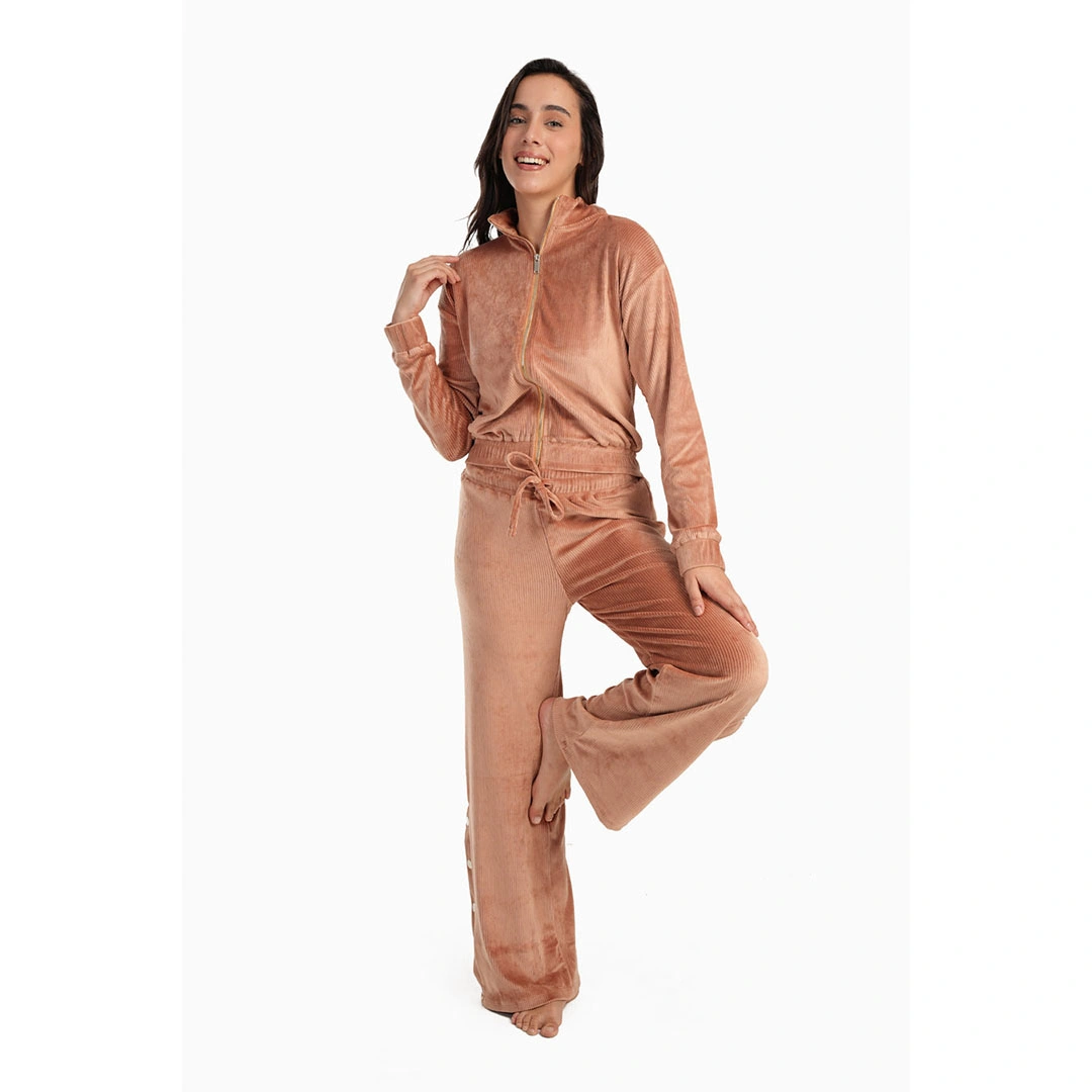 بيجامة ستان كلاسيك حريمي كارينا - هافان 55954