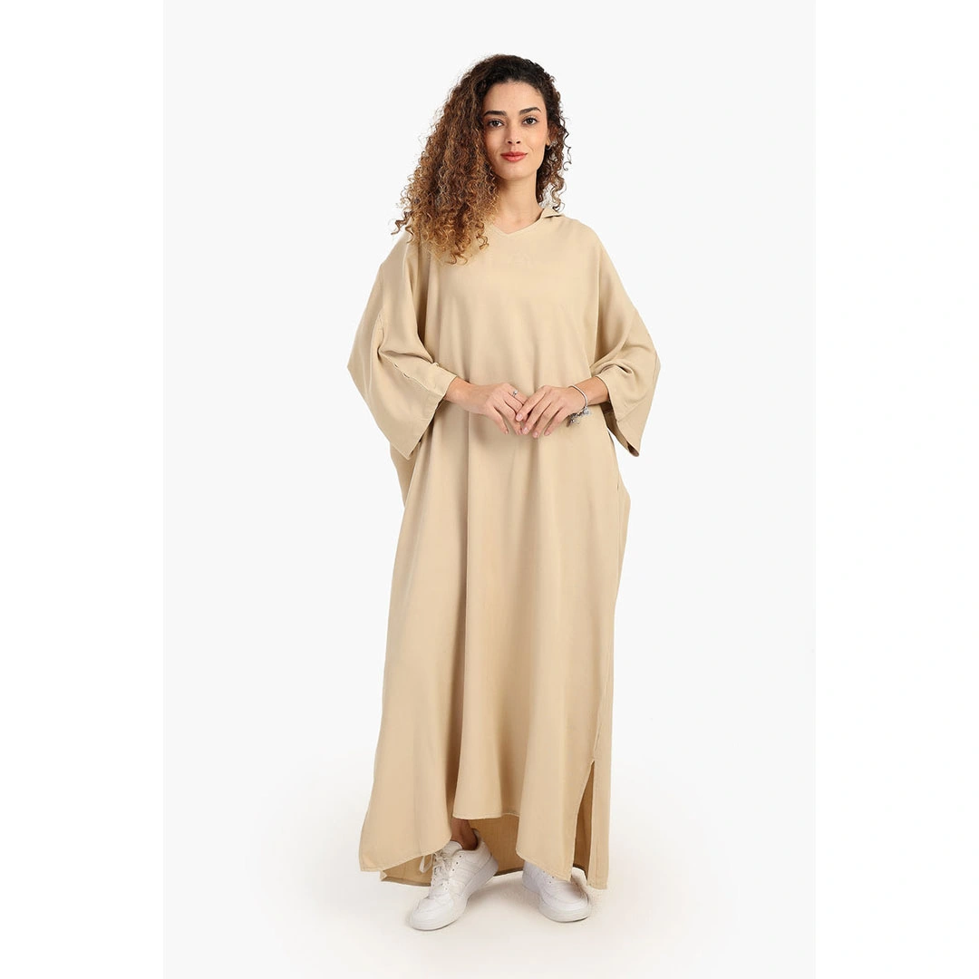 فستان حريمي بياقة حرف V - 56419