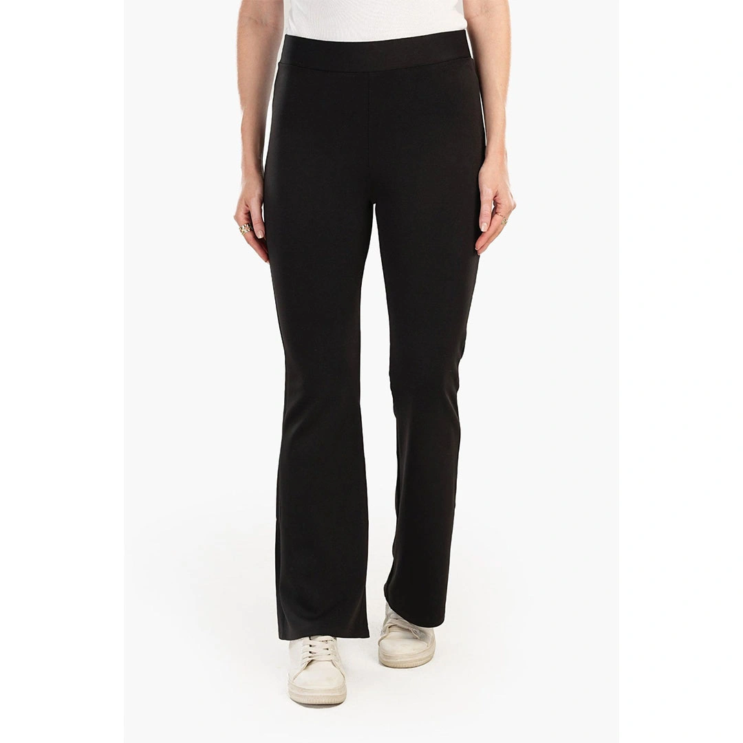 بنطلون واسع الساق حريمي - أسود 17728