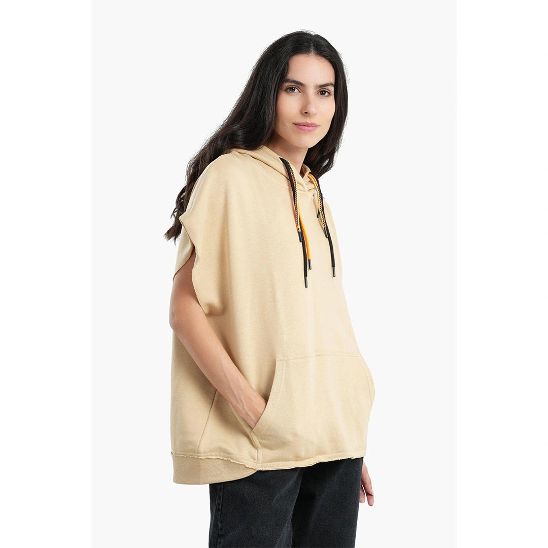 هودي حريمي صيفي نص كم قطن 16865