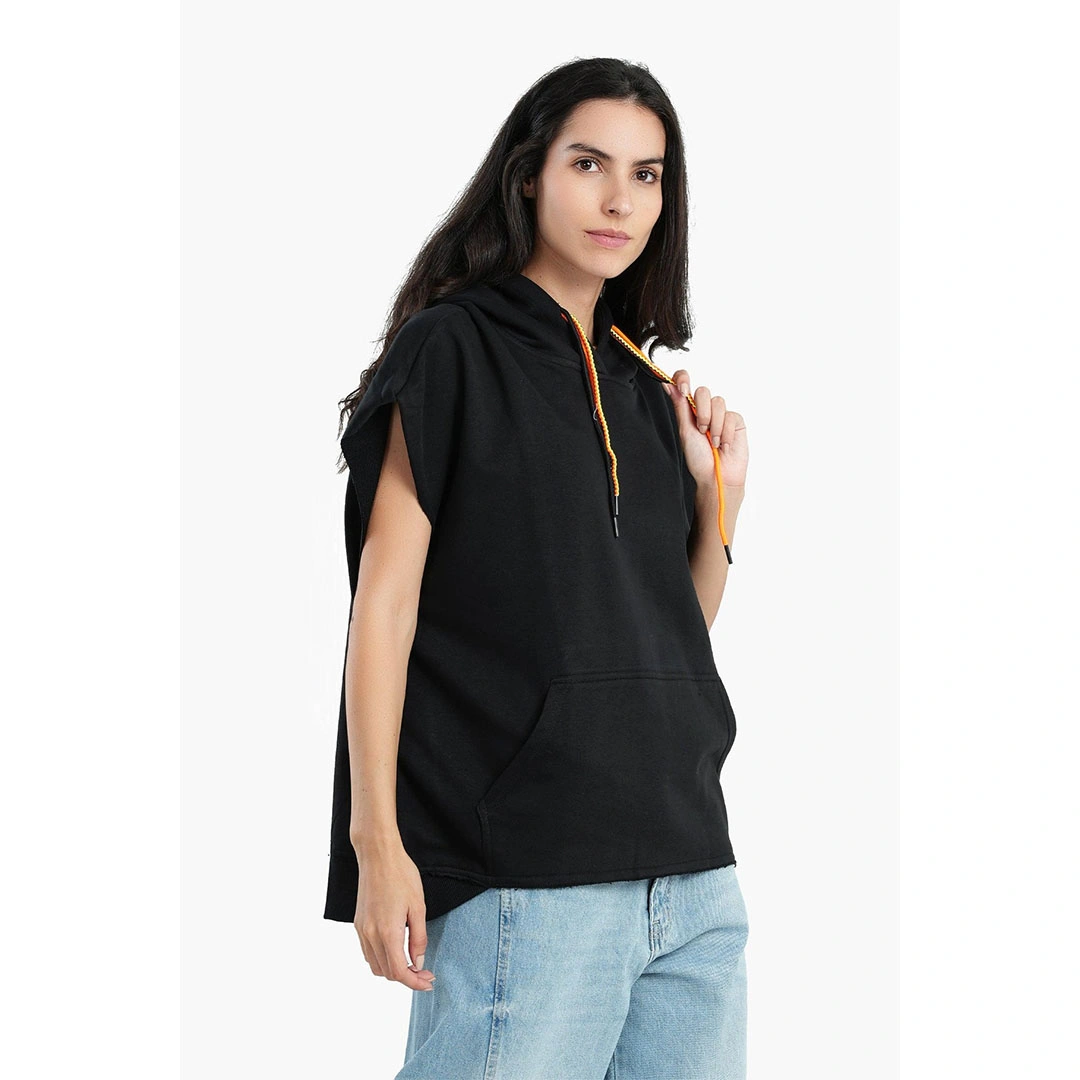 هودي حريمي صيفي نص كم قطن 16865