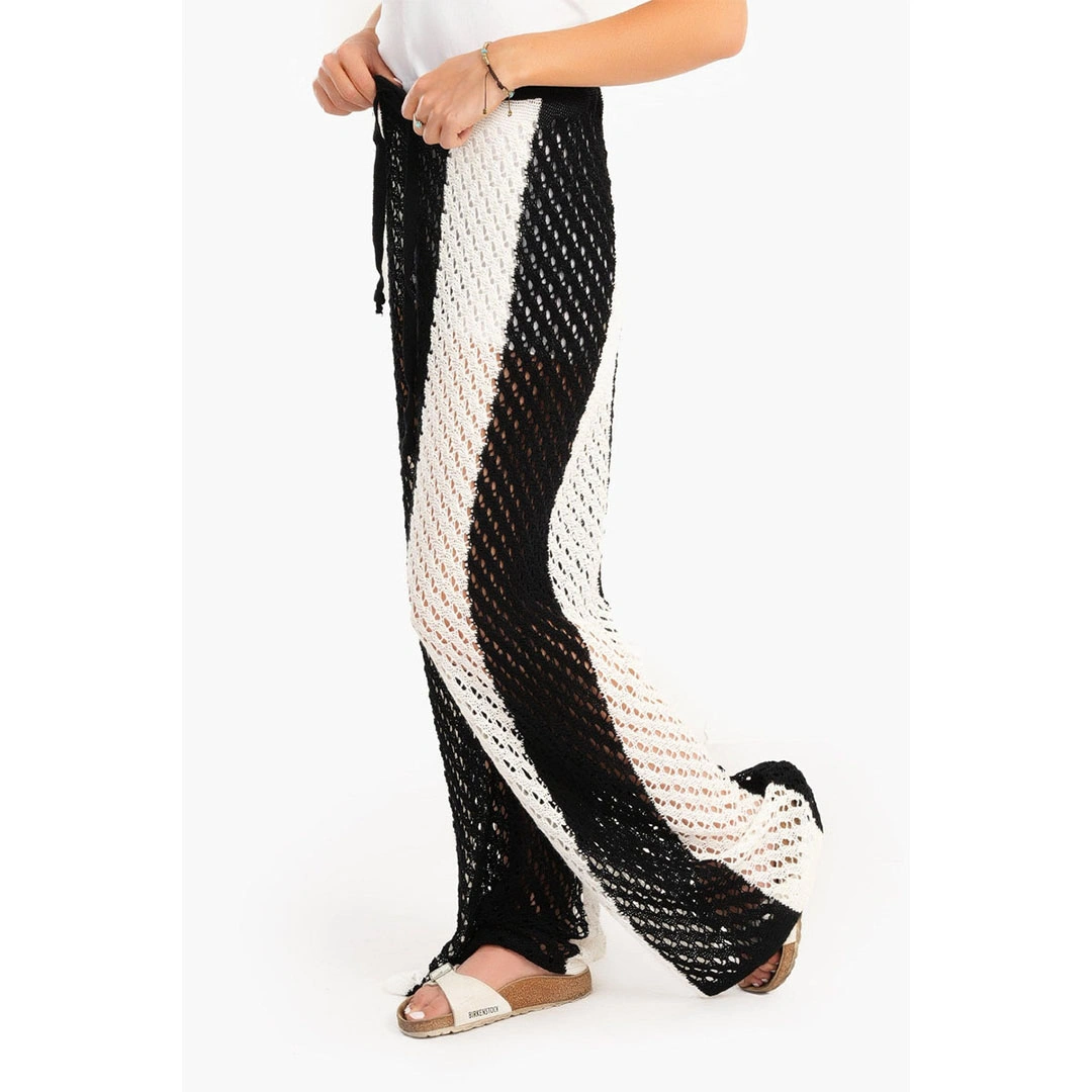 بنطلون صيفي تريكو حريمي 17345