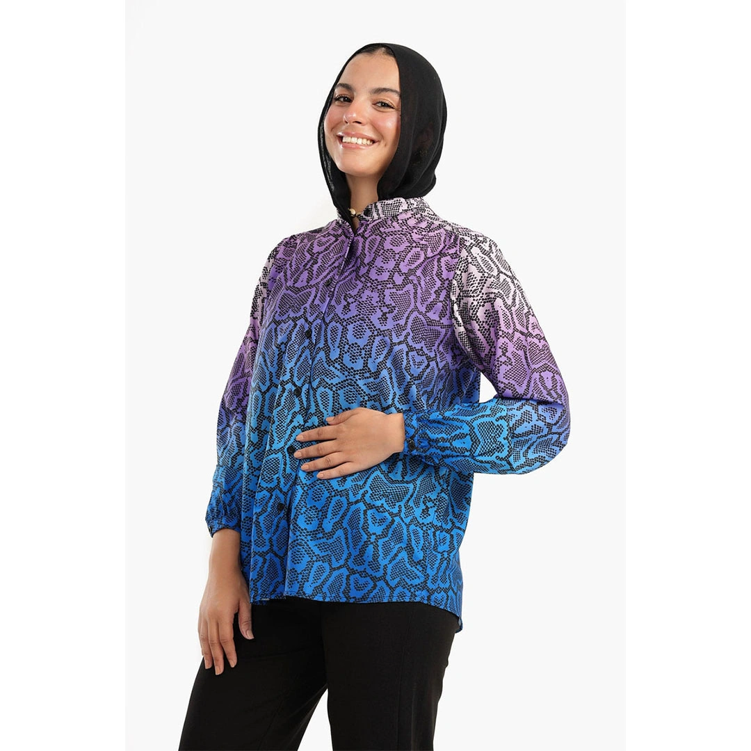 شيميز صيفي مطبوع حريمي 17356