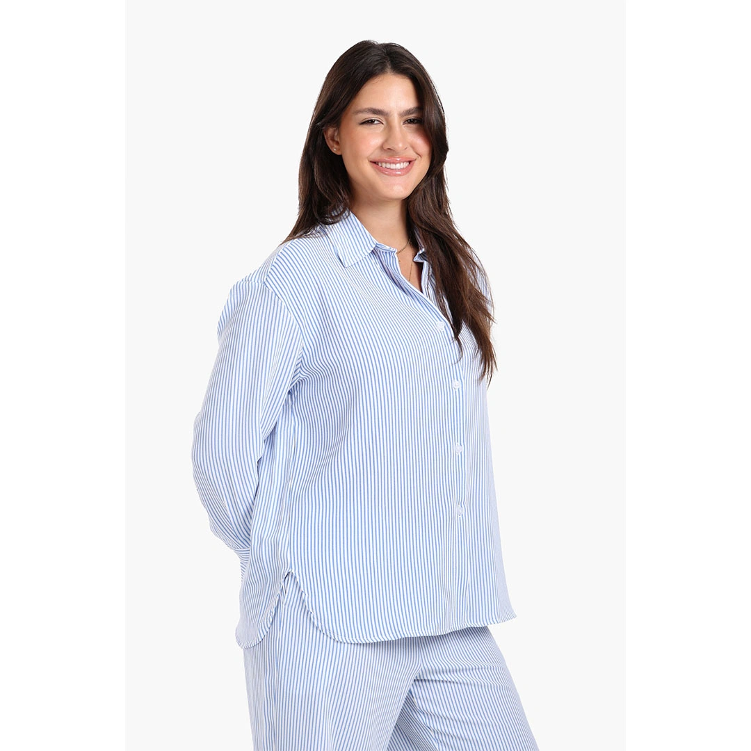 كلو قميص بيجامة مخطط حريمي