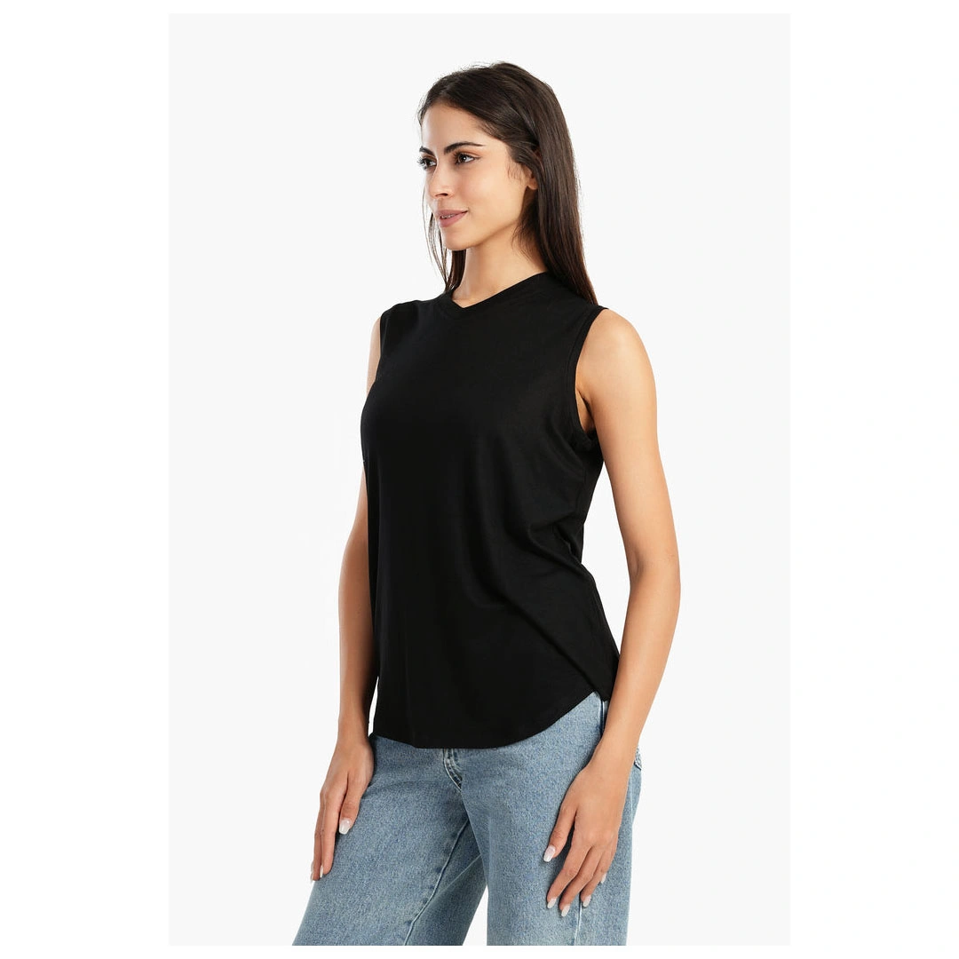 توب حريمي كارينا فيسكوز بفتحة V 55805