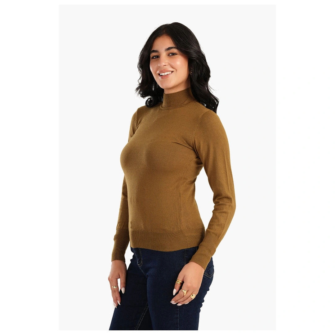 بلوفر كارينا حريمي بزارير على الكتف 55879