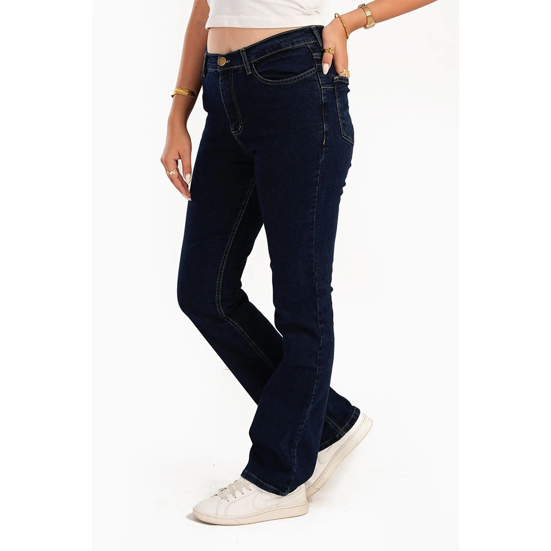 بنطلون جينز قطن حريمي كارينا - أزرق 56082