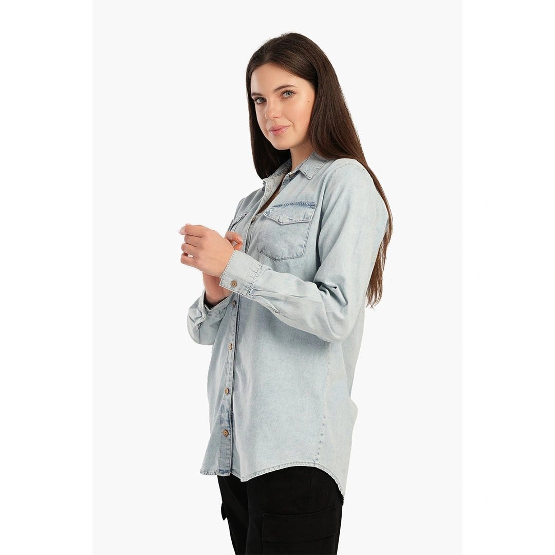 قميص جينز حريمي 56114