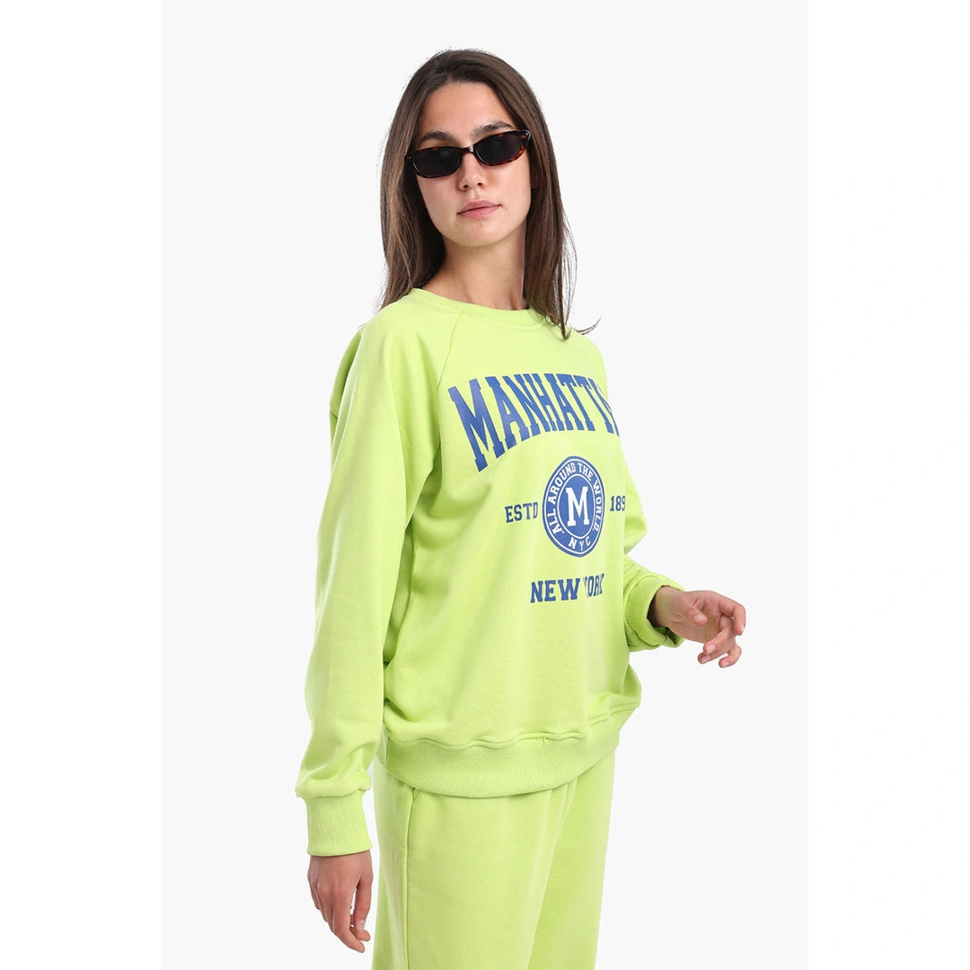 سويت شيرت بيت حريمي - فستقي 56115