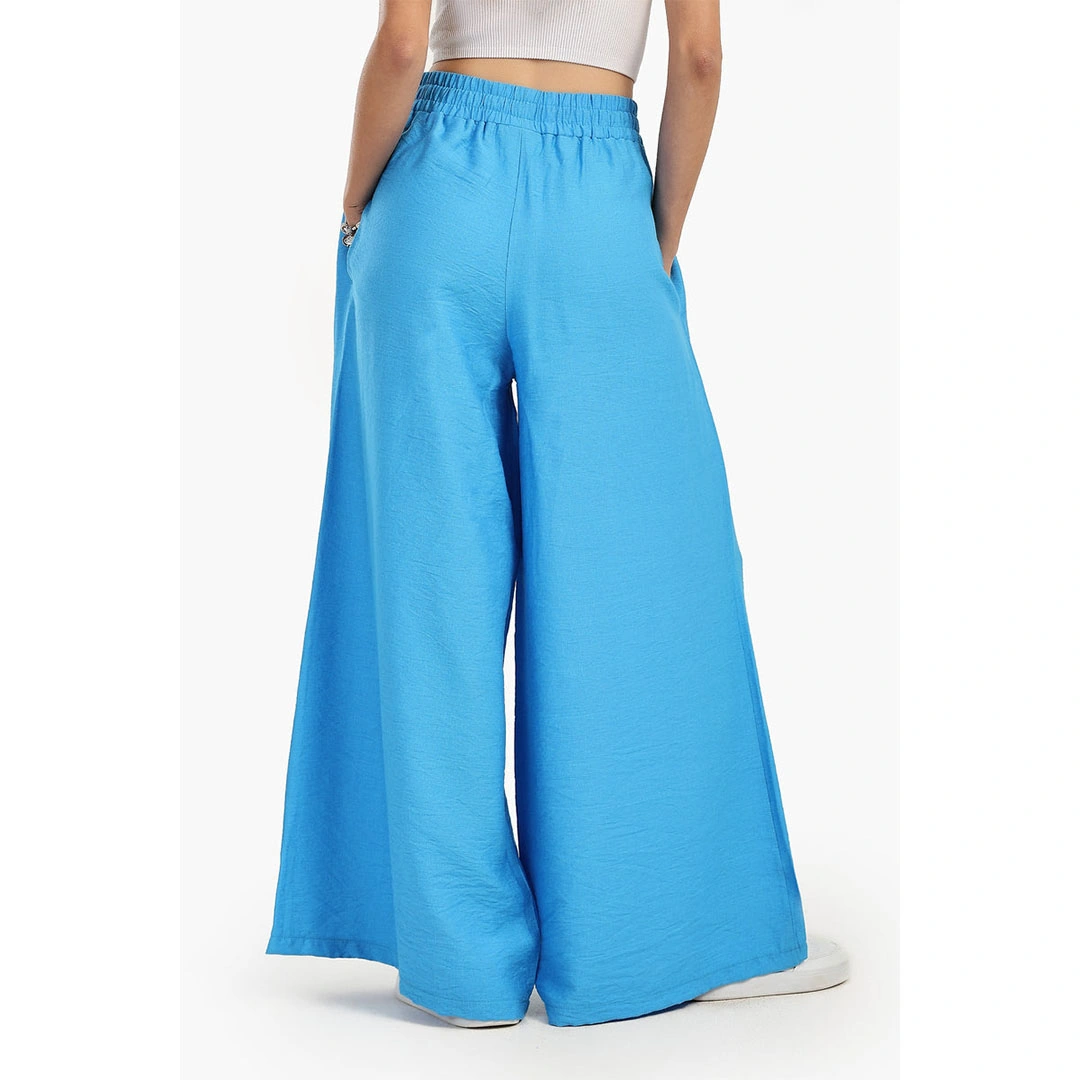 بنطلون كتان واسع حريمي 56175