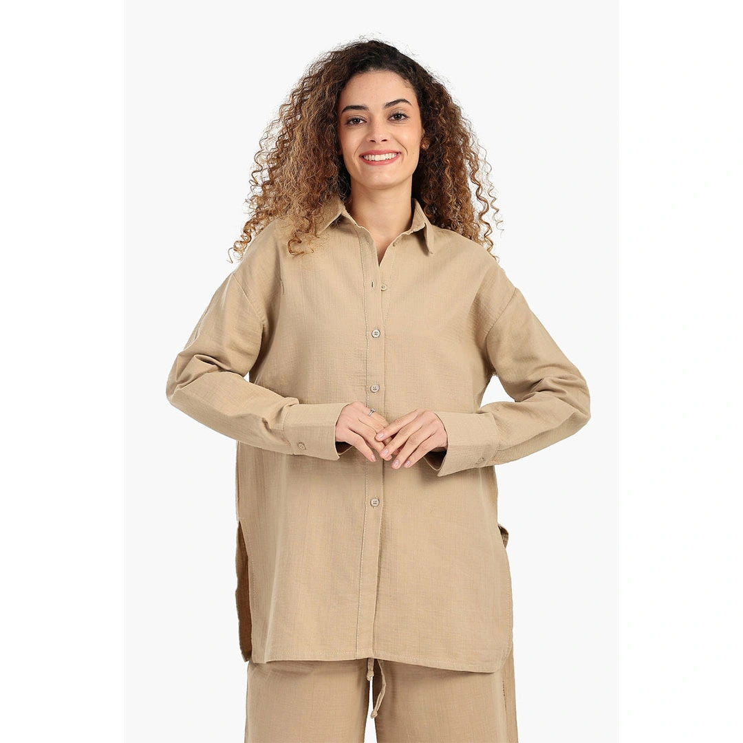 قميص حريمي بأزرار 56411