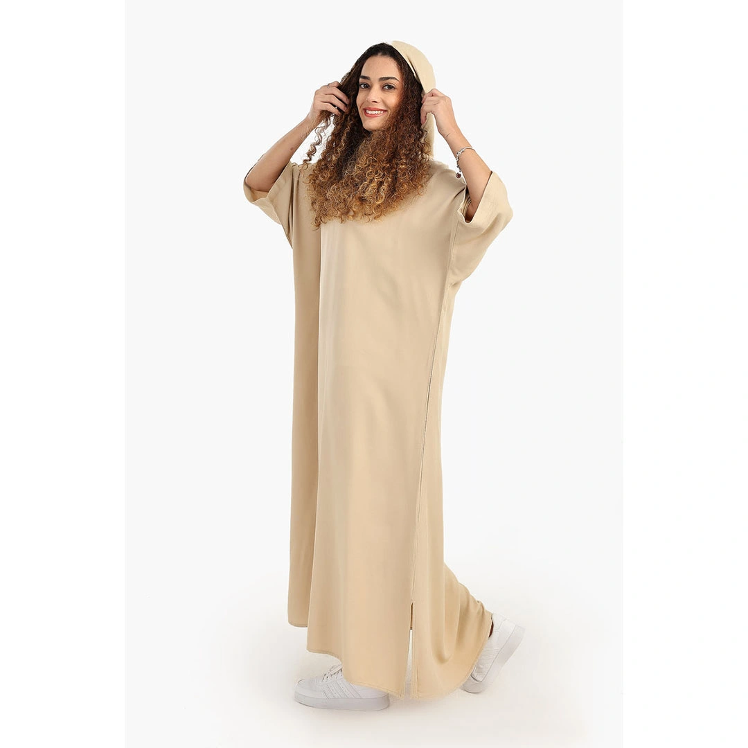 فستان حريمي بياقة حرف V - 56419