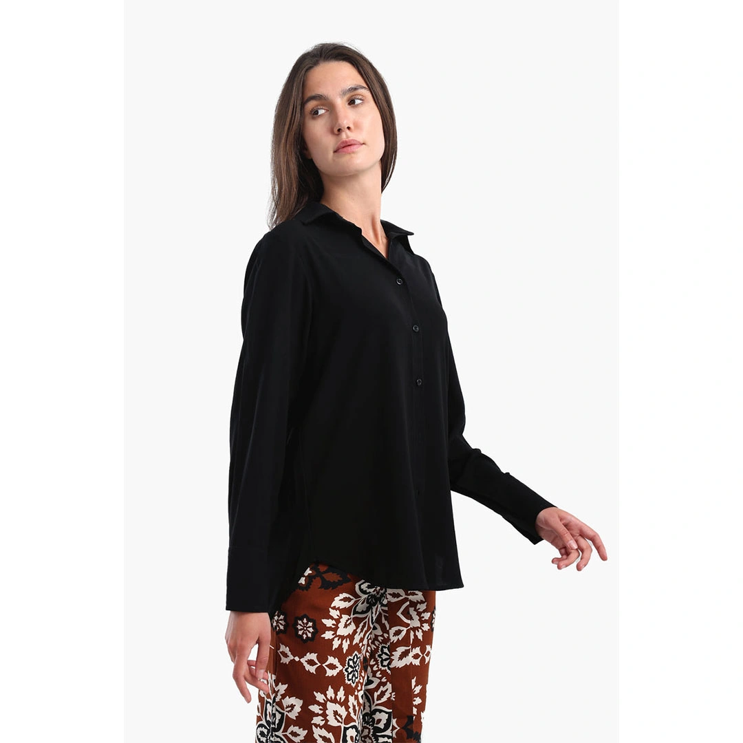 تيشيرت حريمي بيزك - أسود 56526