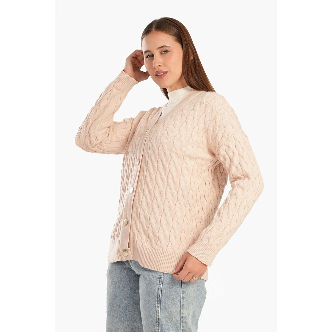 كارديجان صوف بأزراز حريمي 17509