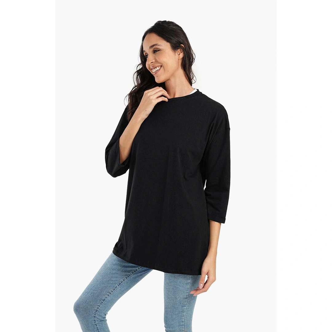 تشيرت بأكمام قطن حريمي 17679