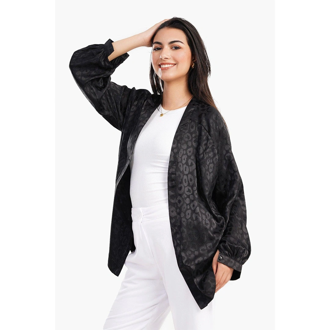 كرديجان مفتوح مطبوع حريمي 17285