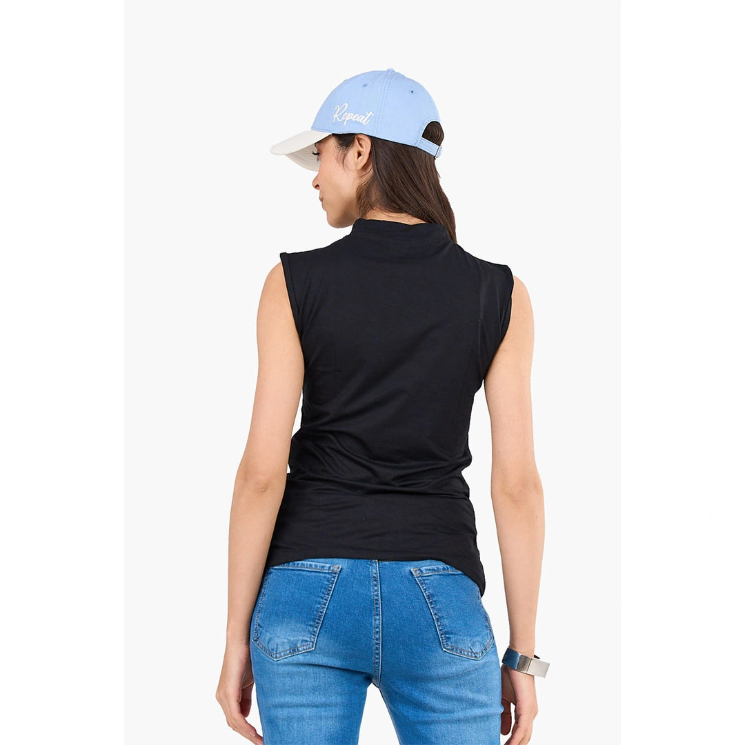 توب بدون أكمام رقبة عالية حريمي 17873