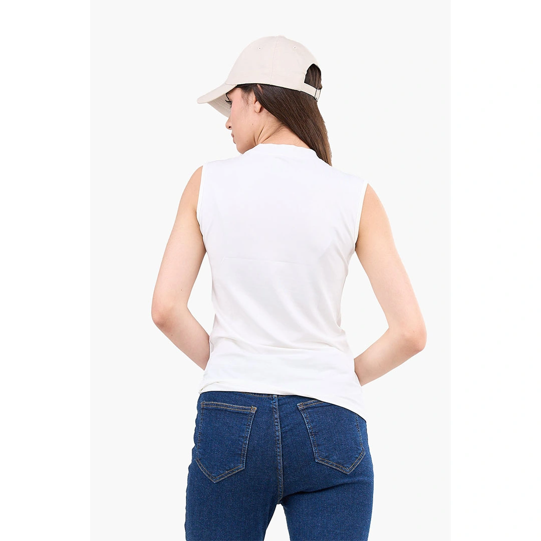توب بدون أكمام رقبة عالية حريمي 17873