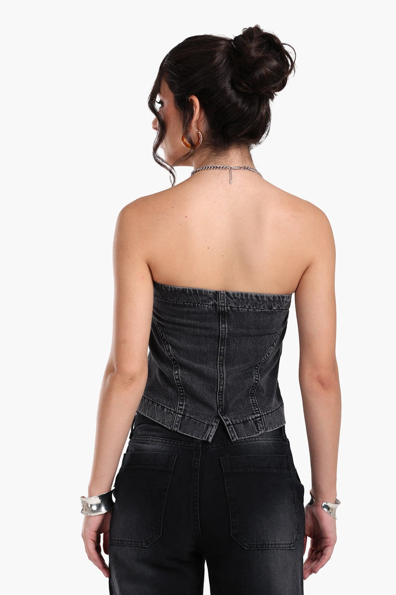 كلو فيست جينز حريمي بدون اكمام