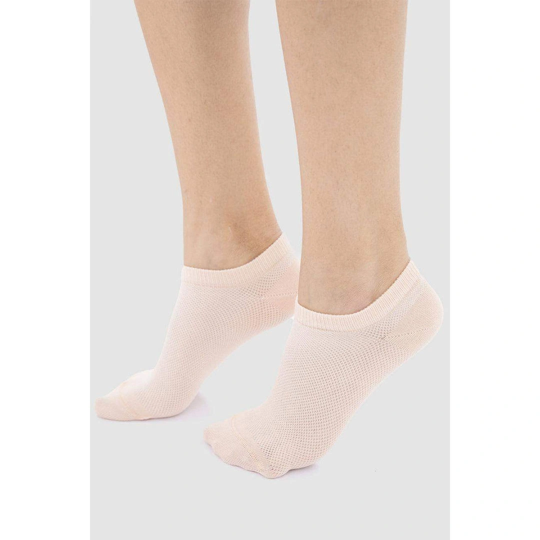 3 شرابات قطن حريمي - ألوان مختلفة - 52018