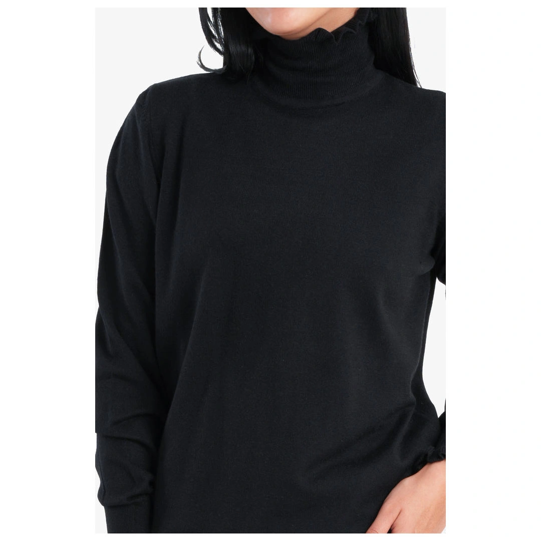 بلوفر كارينا حريمي بكشكشة على الرقبة والأكمام 55524