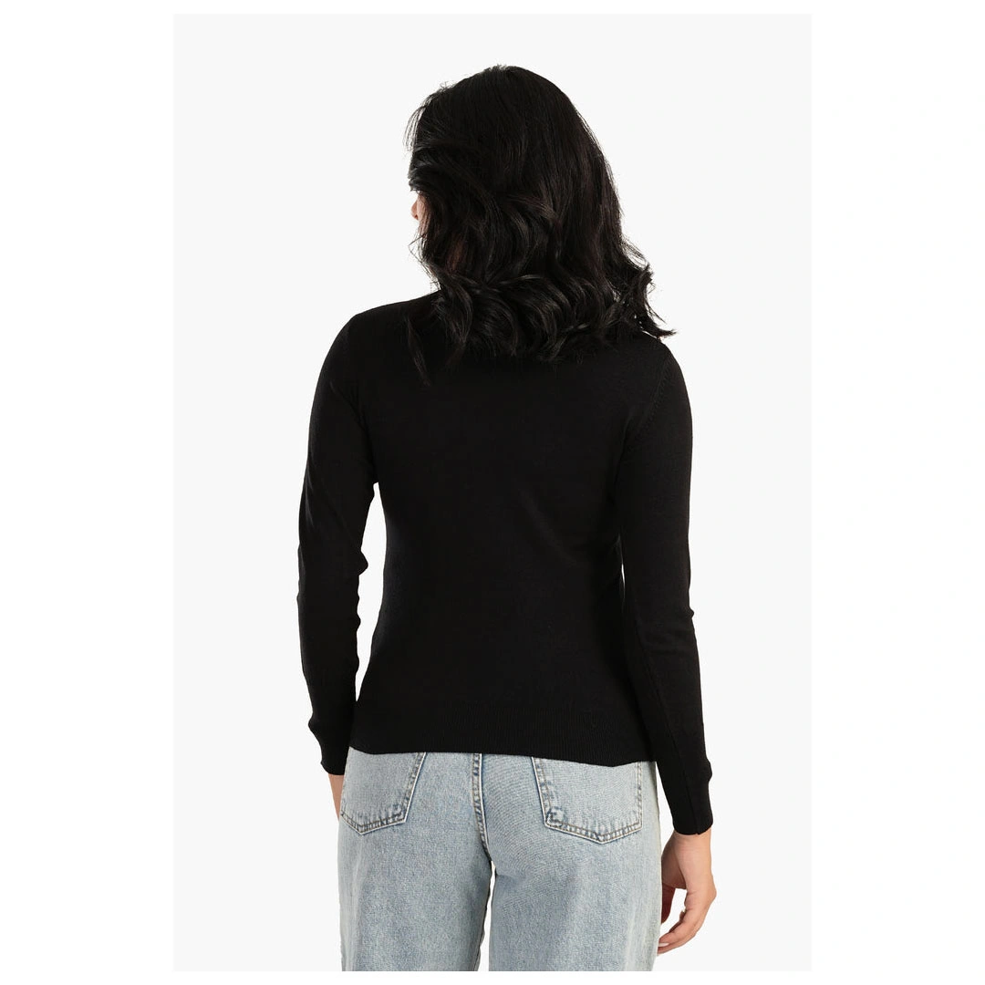 بلوفر كارينا حريمي بزارير على الكتف 55879