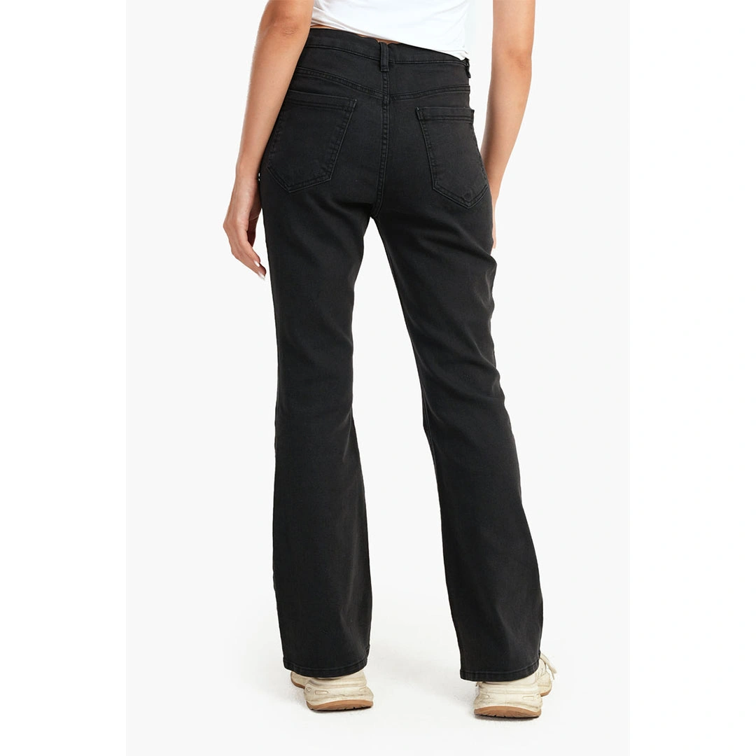 بنطلون جينز واسع كارينا حريمي - رمادي 55961