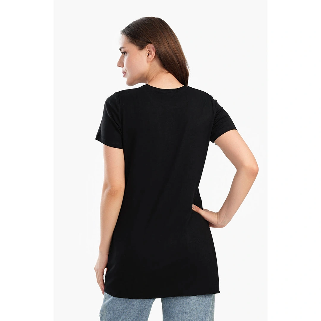 توب شيك حريمي نص كم فيسكوز 56147