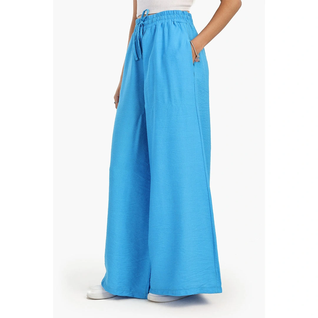 بنطلون كتان واسع حريمي 56175