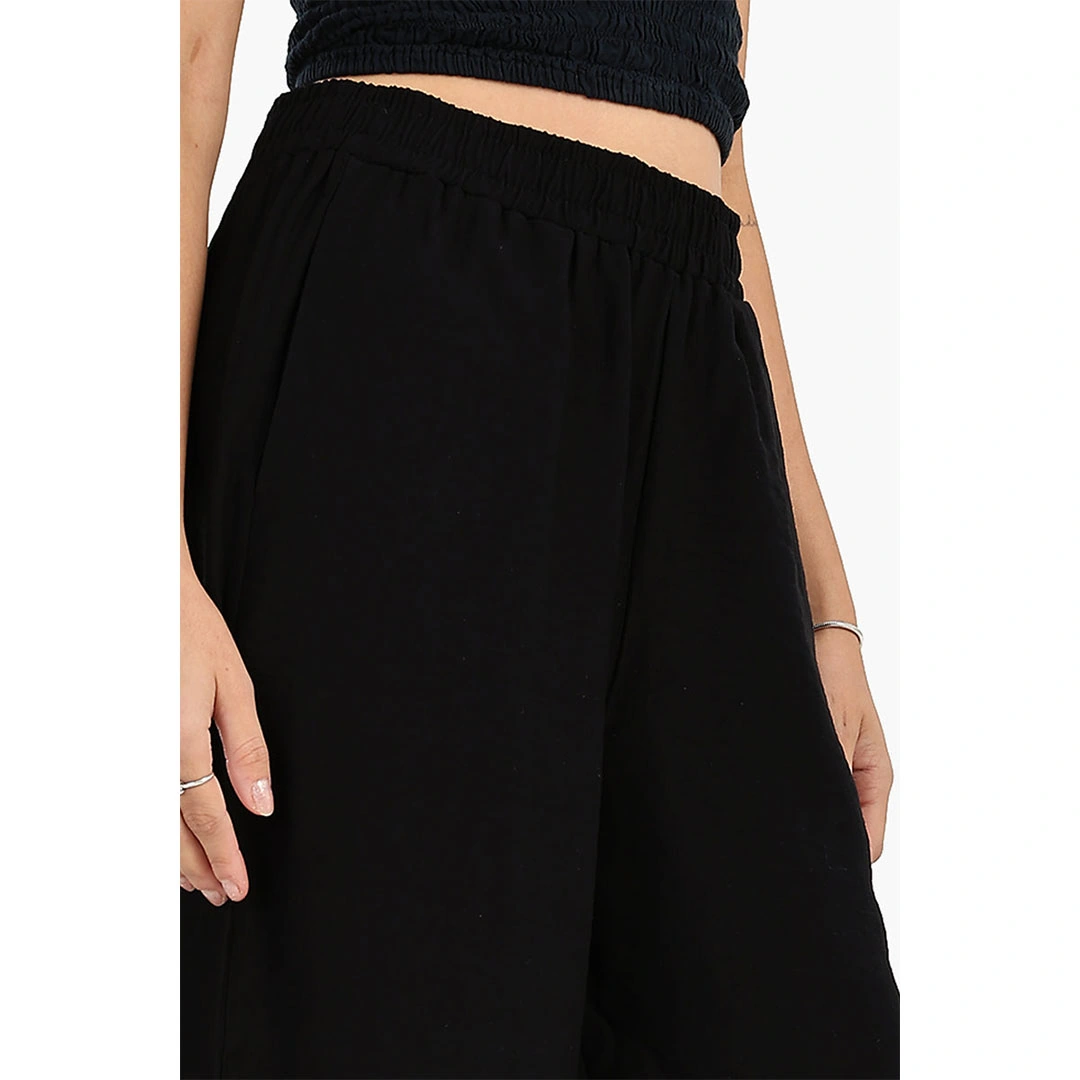 بنطلون حريمي سادة واسع مريح 56334