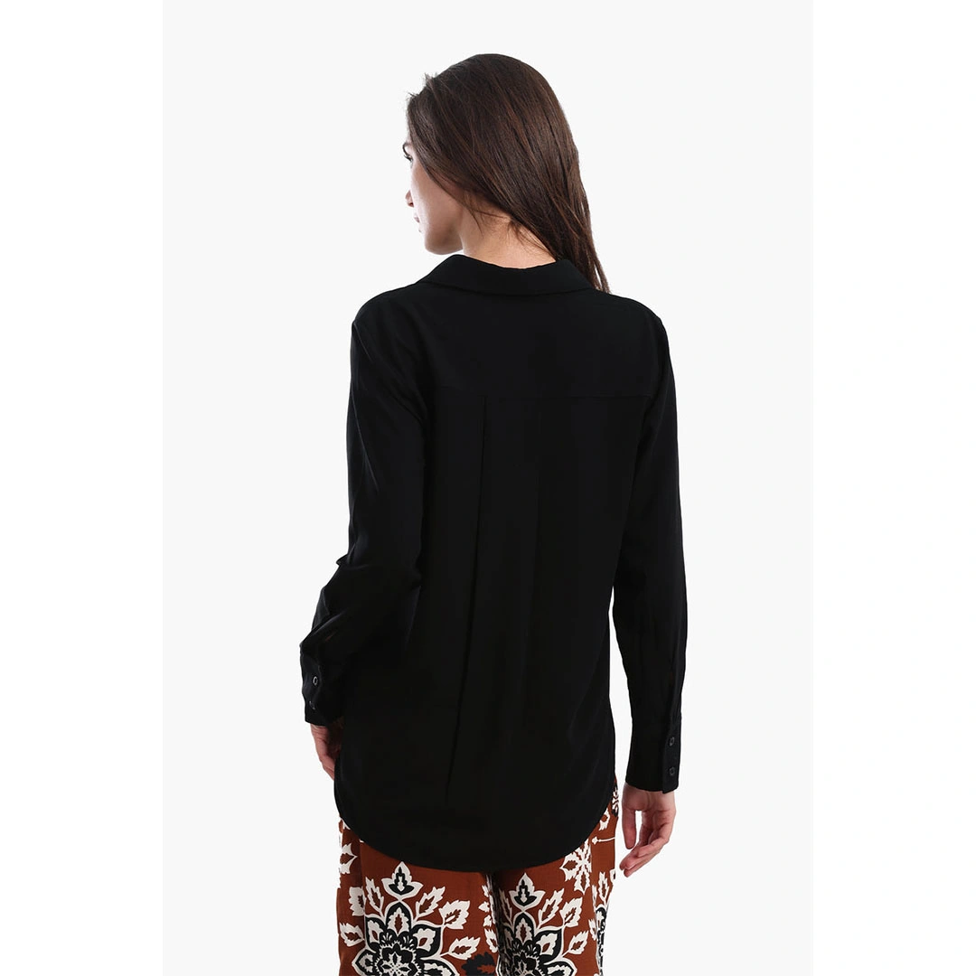 تيشيرت حريمي بيزك - أسود 56526