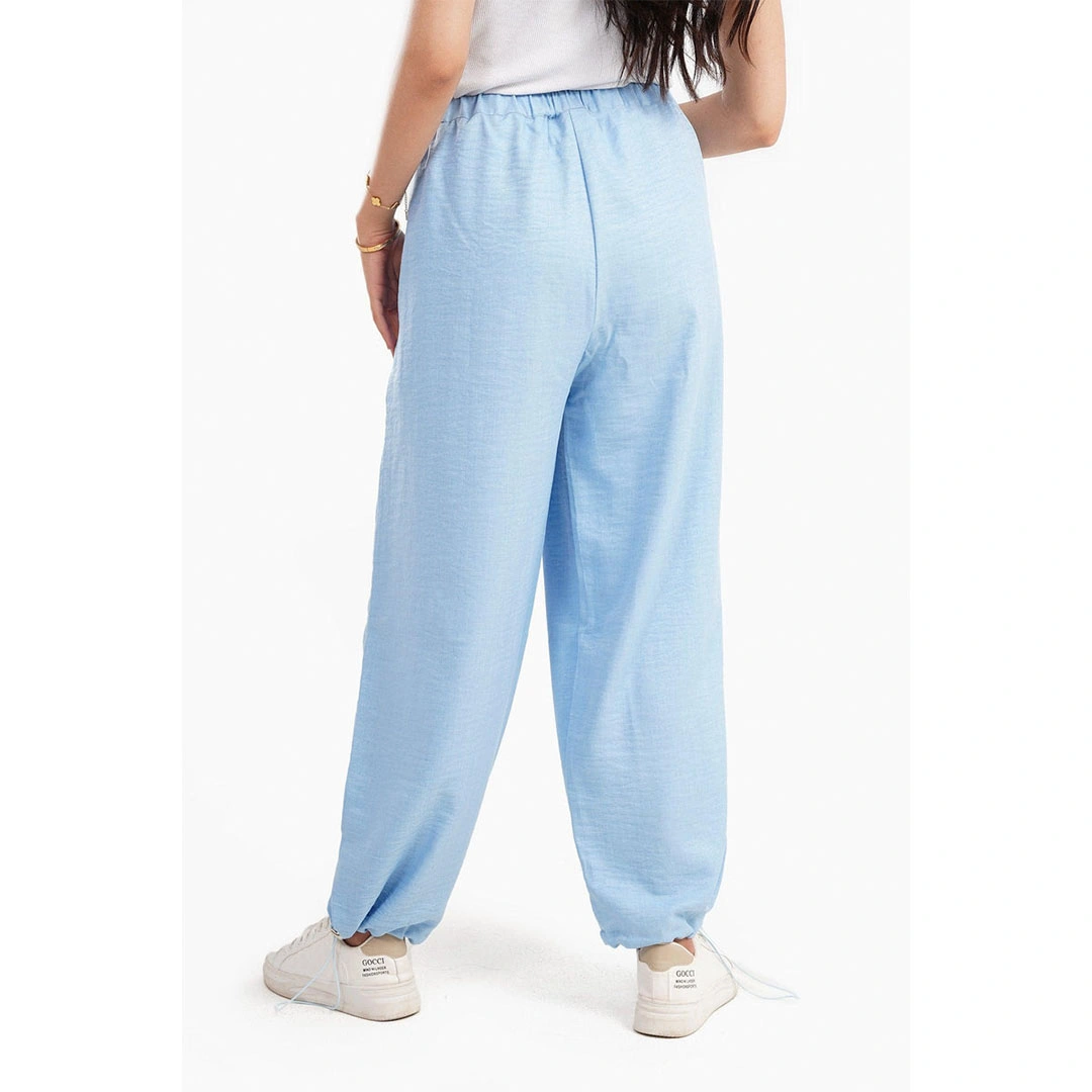 بنطلون باراشوت كتان حريمي 17401