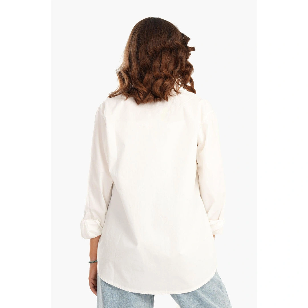 قميص بياقه حريمي حريمي - أبيض 17454