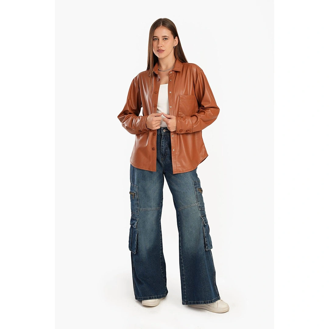 بنطلون جينز كارجو حريمي 17653