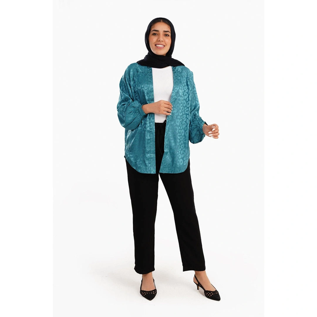 بنطلون استريت ليج بجيوب حريمي - أسود 17339