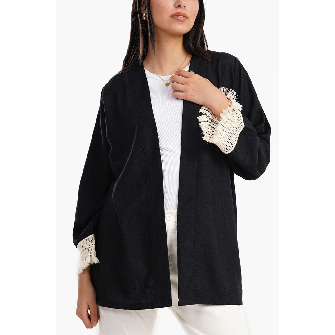 كيمونو مفتوح بكم تريكو حريمي 17379