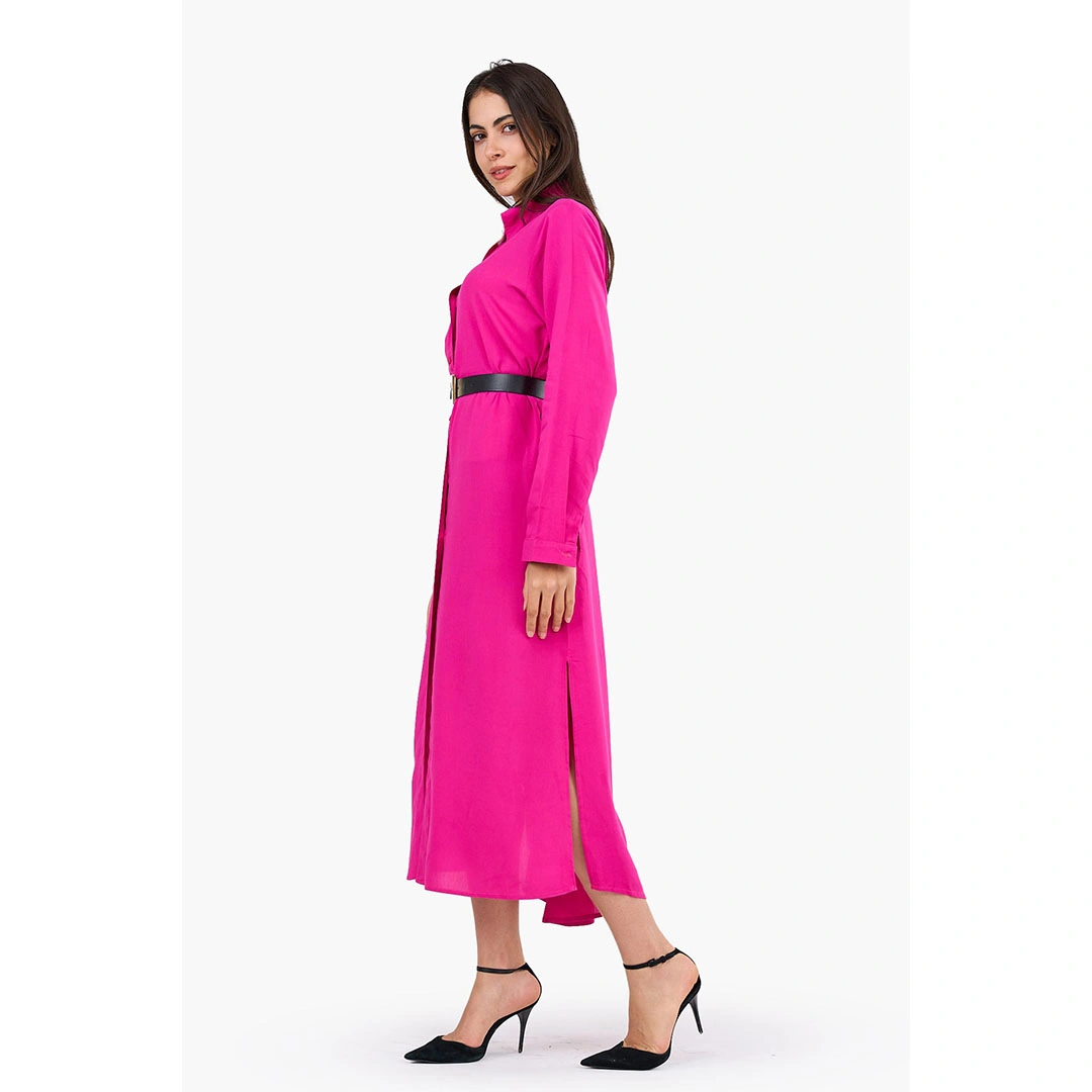 فستان قميص بياقة حريمي 17734