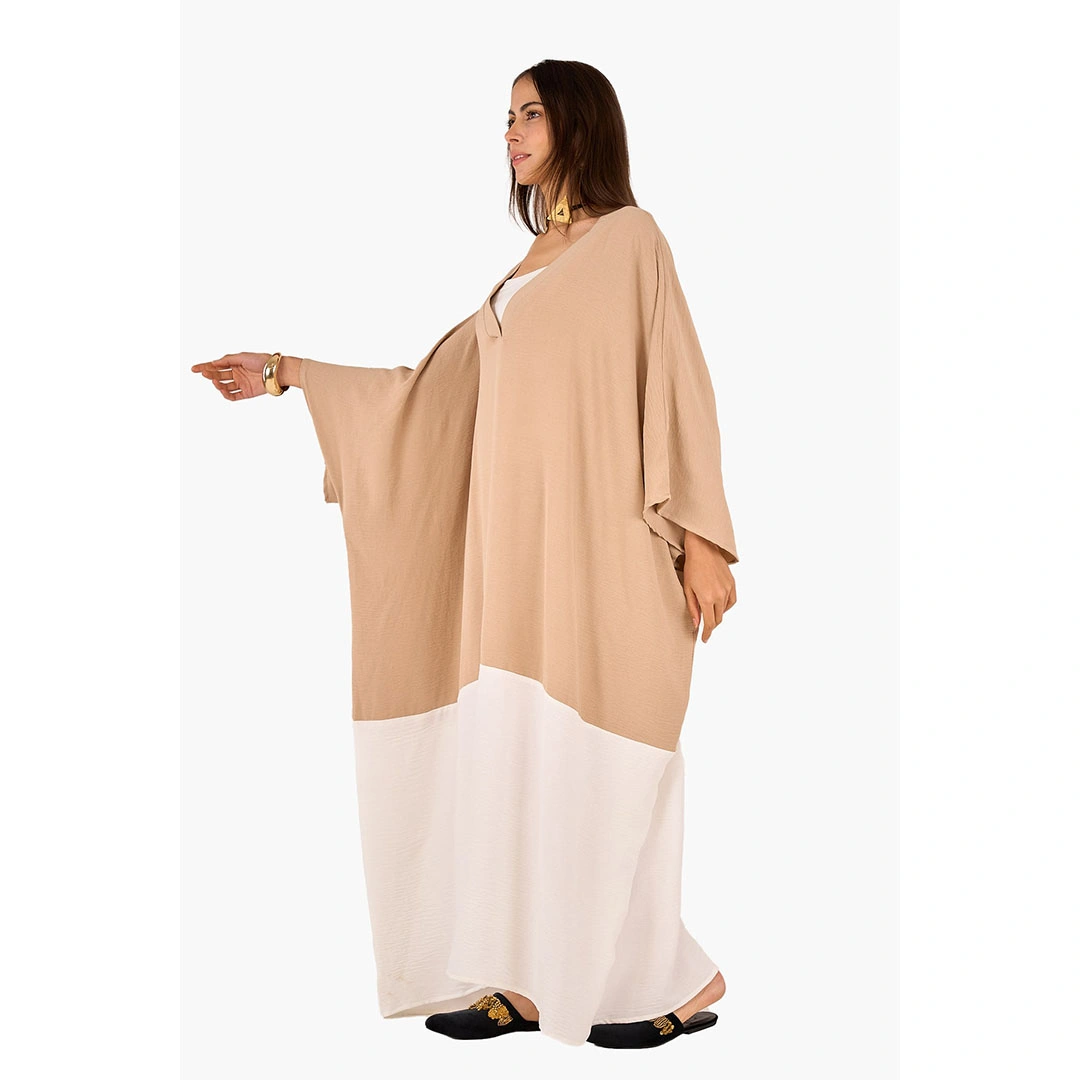 عباية ثنائية اللون حريمي 17850