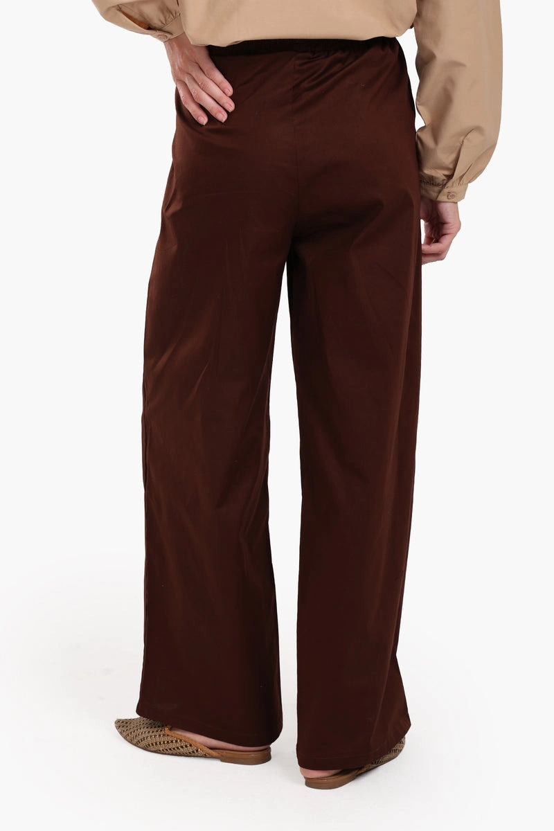 كلو بنطلون حريمي مريح للاستخدام اليومي - بني غامق
