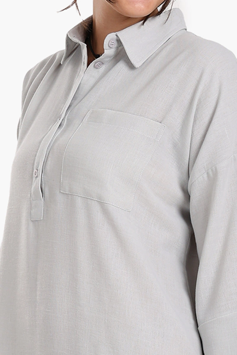 كلو فستان حريمي ميدي بأكمام 3/4