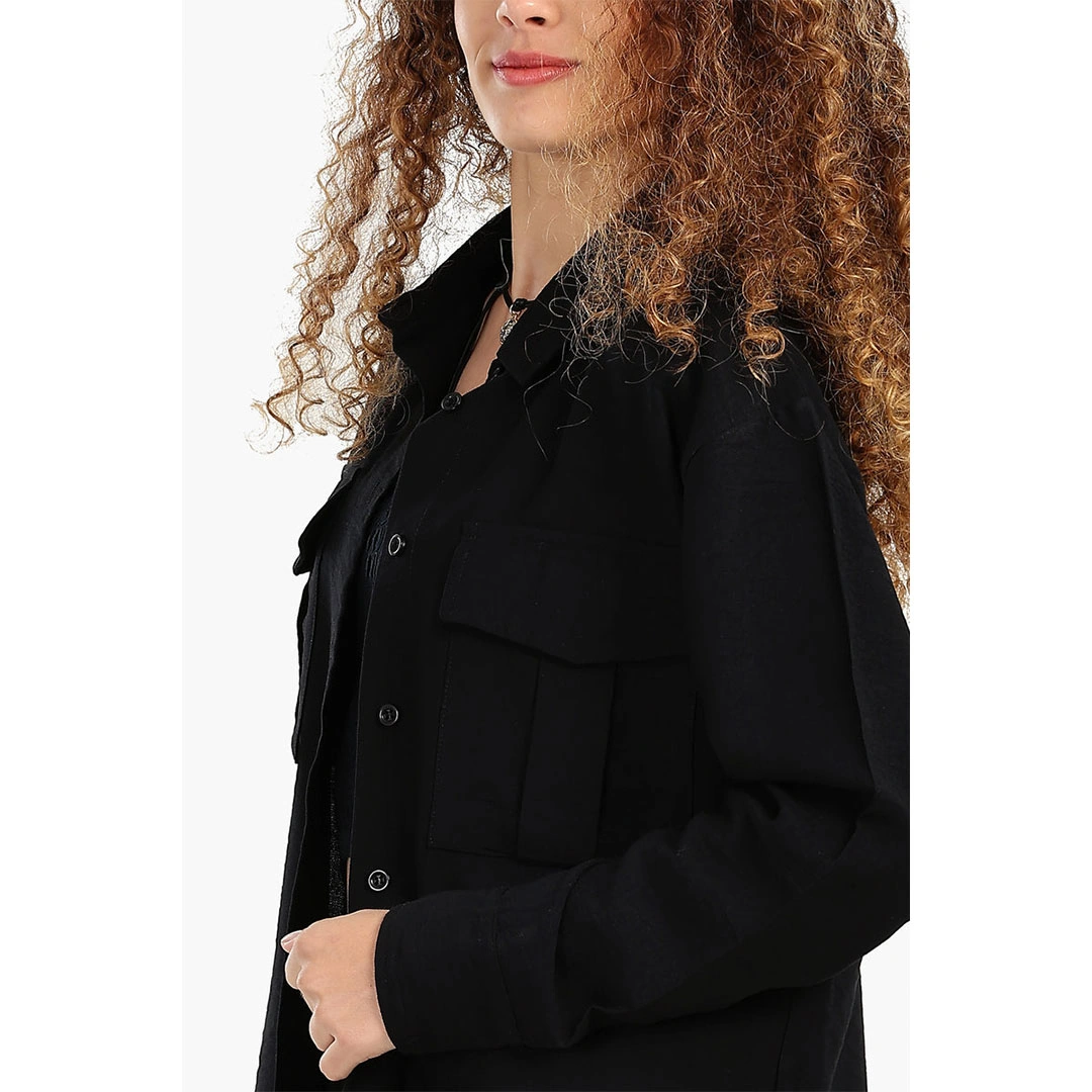 قميص حريمي بأزرار كلاسيكي 56516