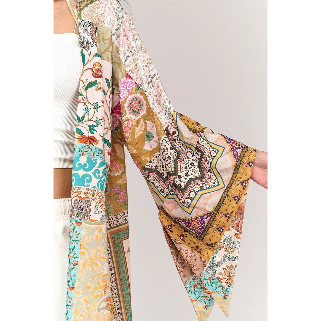 كيمونو مطبوع بأكمام واسعة حريمي 17744