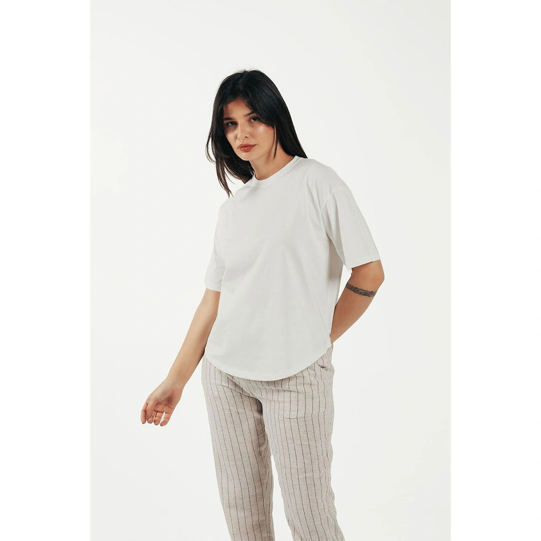 تيشيرت قطن فضفاض حريمي 17756